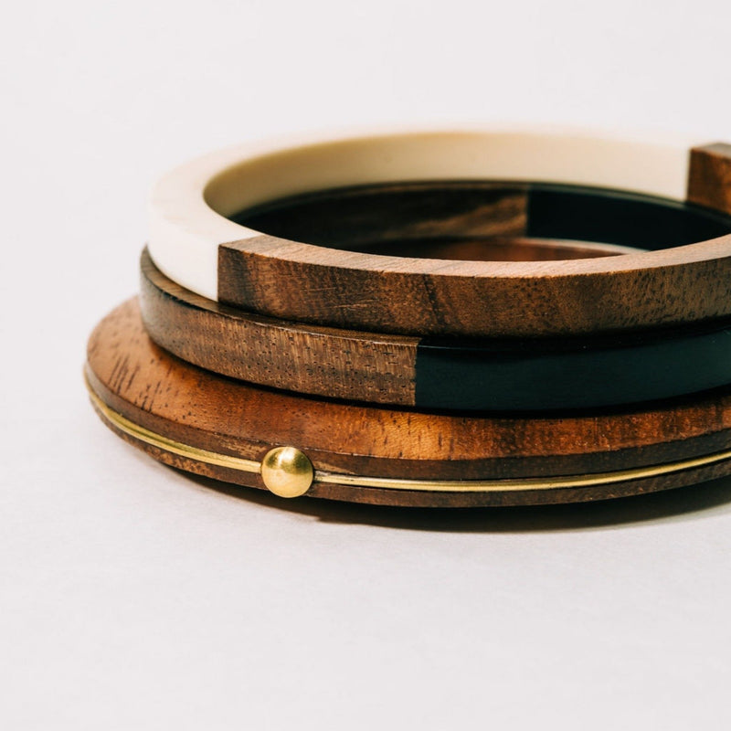 The Balsa Wood Bangles by Half United