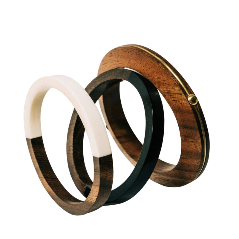 The Balsa Wood Bangles by Half United