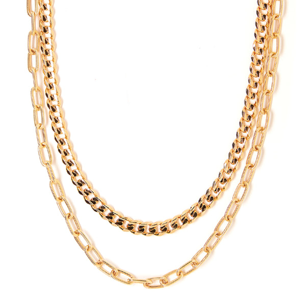 Quinn Double Necklace by Tess & Tricia