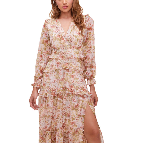 Fleur Tiered Floral Maxi Dress by ASTR