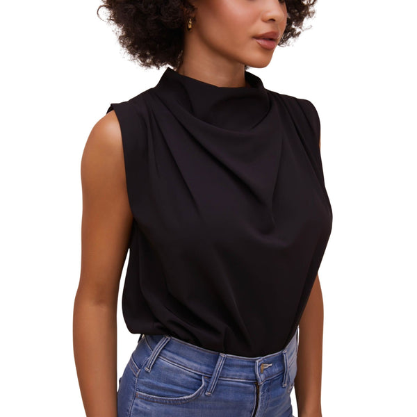Remi Mock Neck Sleeveless Bodysuit by ASTR