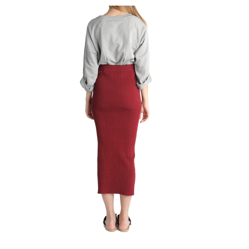 Sweater Maxi Pencil Skirt