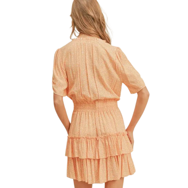 Tiered Ruffle Mini Dress