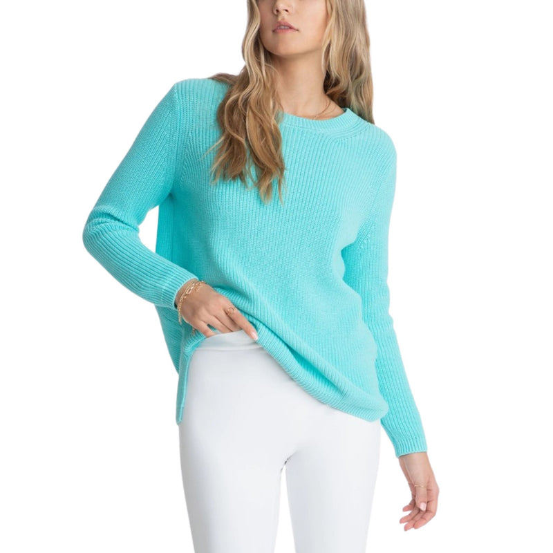The Emma Lightweight Cotton Shaker Sweater By 525 America