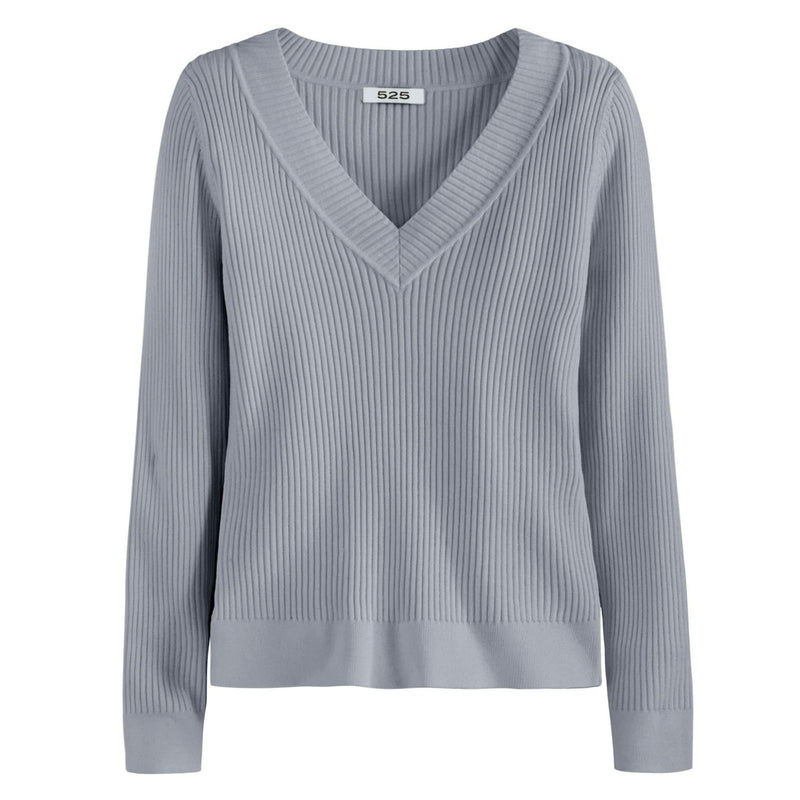 Roxy Wide Rib V-Neck Pullover By 525 America